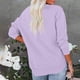 thumbnail image 5 of RKSTN Women's Long Sleeve Shirt Tops Oversized Crewneck Side Split Pullover T Shirt Top Womens Casual Solid Plus Size Raglan Relaxed Fits Loose Comfy Tee Shirt Fall Spring Clothes, 5 of 8