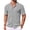 Light Gray, variant on COOFANDY Mens Knit Button Down Shirt Vintage Short Sleeve Polo Shirts Casual Beach Tops Fashion Hawaiian Shirt