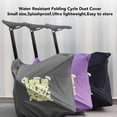 thumbnail image 4 of Water Resistant Dust Cover, Lightweight and Tear Resistant, for 14 to 16 Inch Folding Cycles, Crafted From Polyamide Fiber with Seamless Zipper Storage Within the Cycle Frame, 4 of 7