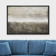 thumbnail image 2 of wall26 Framed Canvas Print Wall Art Minimal Brown Brush Stroke Pastel Landscape Abstract Shapes Illustrations Modern Art Decorative Contemporary for Living Room, Bedroom, Office - 24x36 Black, 2 of 5