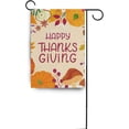 thumbnail image 6 of SKYSONIC Garden Flag Happy Thanksgiving Day Double-Sided Printed House Sports Flag 12x18 in Polyester Decorative Flags for Courtyard Garden Flowerpot, 6 of 6
