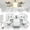 White, variant on Drone-Inspired LED Ceiling Fan Light, Drone Style Light Fan with Foldable Blades - Screw in Ceiling Fan in Light Socket, Drone Fan Light Silent Ceilings for Dining Bedroom Living Room (White)