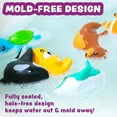 thumbnail image 6 of Tub Works Mold Free No Hole Bath Toys, 6 Pack, Rainforest, 6 of 9