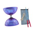 thumbnail image 3 of Xuanheng Ensemble de Diabolo Chinois Amusant Portable Robuste 3 Roulements pour Enfants Débutants Extérieur, 3 of 8