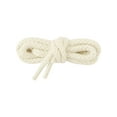 thumbnail image 2 of INSPIRE CHIC Round Rope Shoelaces Thick Cotton Solid Shoe Laces for Sneakers Boot 1 Pair 140cm/55.12" Beige, 2 of 4