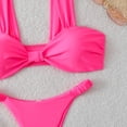 thumbnail image 4 of Traje de baño de 2 piezas para mujer, trajes de baño para mujer, bikini de cintura alta con cordón ajustable, traje de baño dividido para mujer, 4 of 7
