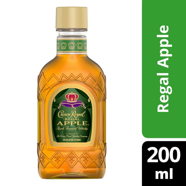 Download Crown Royal Regal Apple Flavored Whisky 200 Ml Walmart Com Walmart Com