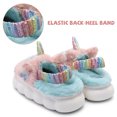 thumbnail image 5 of ​NCCB Girls Slippers Plush Fluffy Unicorn Slippers Indoor Outdoor House Shoes Purple 13-1 Little Kid, 5 of 6