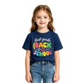 thumbnail image 3 of Bainana First Grade T Shirts For Girls Letter Print Short Sleeve Tops Big Kids Cute Back To School T-Shirts, 3 of 3