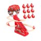 thumbnail image 4 of Juguete eléctrico de Papá para subir escaleras con luz y música, ideal para interiores, como recuerdo de fiesta, decoración del hogar para niños, con 12 figuras de Papá Noel, 4 of 10
