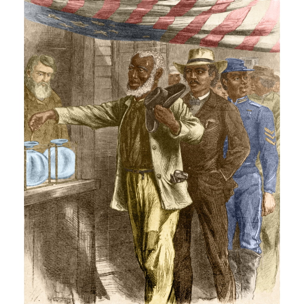 The First Vote, 15th Amendment Poster Print by Science Source (24 x 36 ...