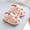 Pink, variant on Baby Squeaky Sandals Floral Print Bow Hook Loop Non Slip Soft Sole First Walker Shoes for Infant Girl