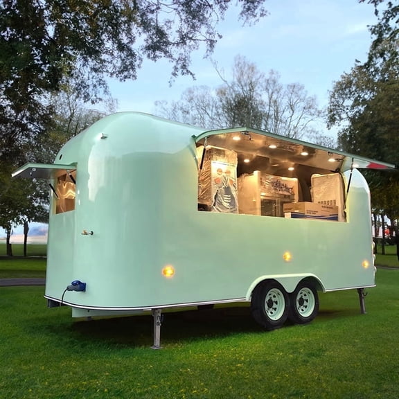 BELYOO Portable Stainless Steel Food Service Equipment Cart for Outdoor Operations