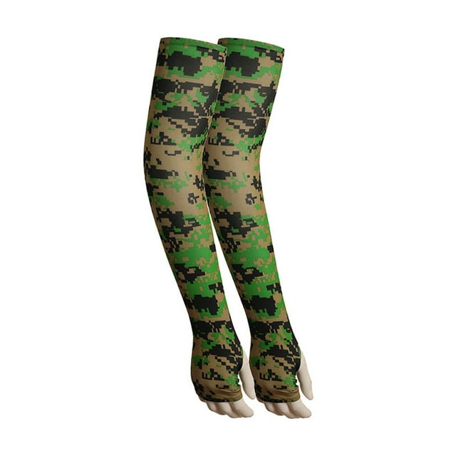 Fgnfyis Manchons de Protection en Soie Glacée pour Cyclisme Extérieur Étendu 53cm Protection des Doigts Design Unisexe Vert1