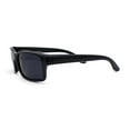 thumbnail image 3 of All Black Timeless Classic Narrow Rectangle Dad Shade Sunglasses Gloss, 3 of 4