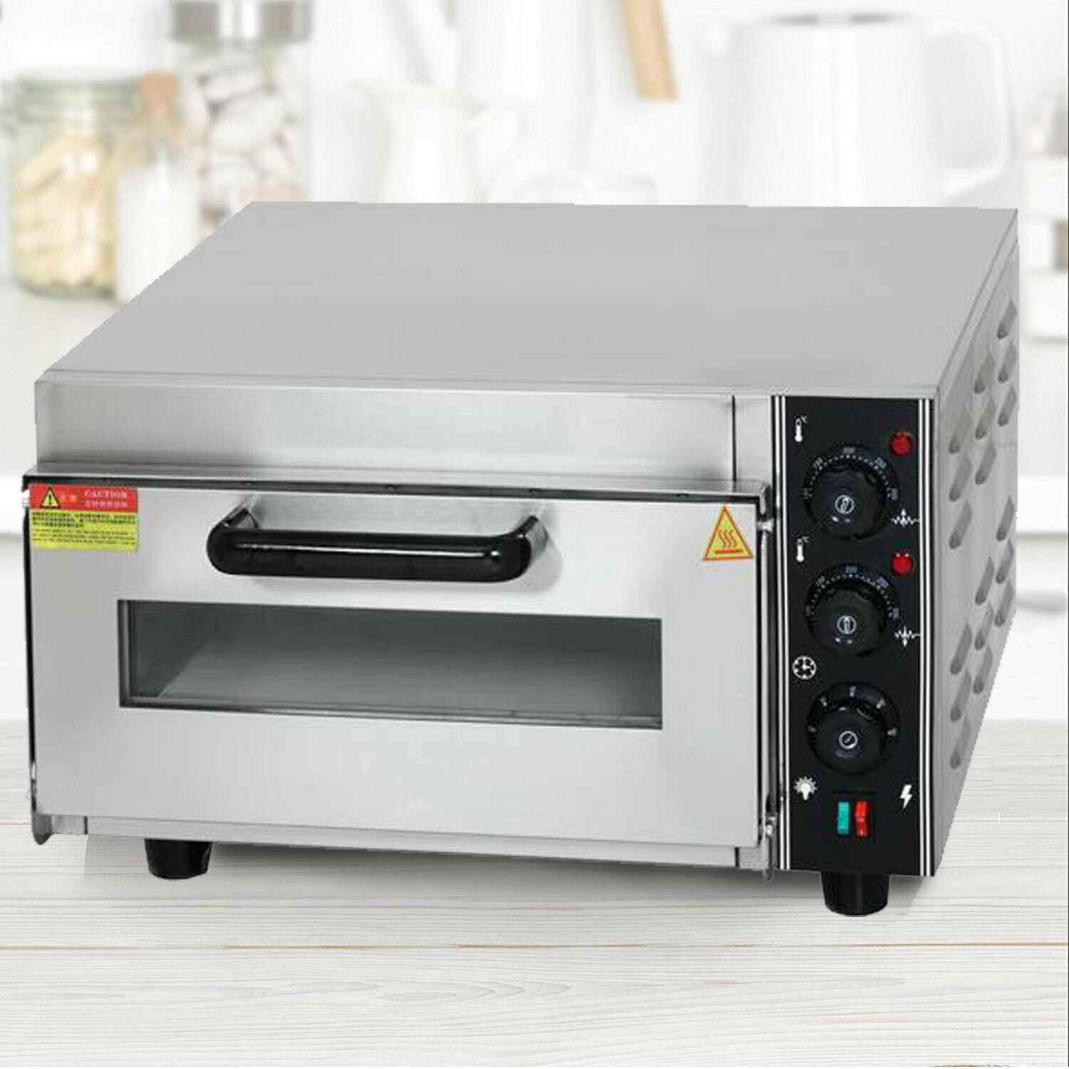 WYZworks Stainless Steel Counter Top Baking Toaster Oven For Pizza