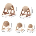 thumbnail image 3 of Sisal Rope Ball Cat Toy Cat Climbing Frame Loose Thread Wide Pet Toy Interactive Game Scratching Tool Wooden Shelf, 3 of 8
