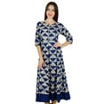 thumbnail image 1 of Bimba Womens Anarkali Kurta Kurti 3/4 Sleeves Classic Dress Fashion Clothing, 1 of 6