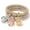crown, variant on Alloy Three-Color Sets Elasticity Popcorn Corn Chain Crystal Pendant Bracelets-Heart