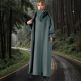 thumbnail image 2 of SHIXIAOO Imperméable Unisexe pour Activités Extérieures Cyclisme Camping Randonnée avec Design Extra Long Épais et Capuche Réglable Vestes Grande Taille pour Femmes Vestes Coupe-Vent pour Femmes, 2 of 6