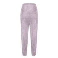 thumbnail image 5 of yievot Womens Winter Plush Pajama Pants Soft Warm Fuzzy Fleece Lounge Pants Sleepwear Bottoms, 5 of 5