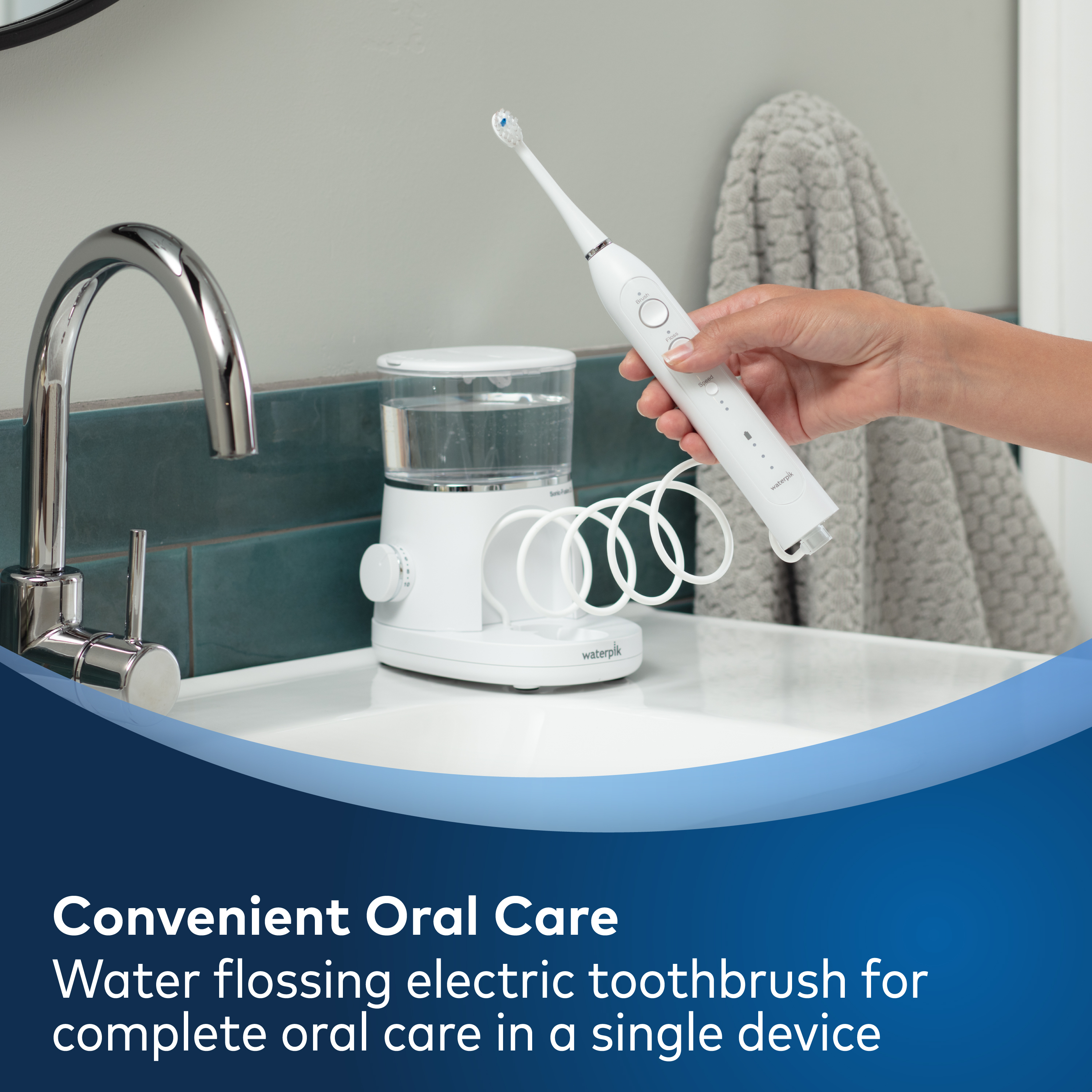 Waterpik Sonic-Fusion 2.0 Flossing Toothbrush, Electric Toothbrush & Water Flosser Combo, White - image 4 of 17