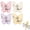 4Pcs, variant on Butterfly Rotating Self Adhesive Hooks,No Drill 270° Swivel 3-Prong Hangers with Adjustable Wings, Heavy Duty Stick-on Hooks, Saving Hooks for Inner & Outer Corners,Bathroom and Entryway