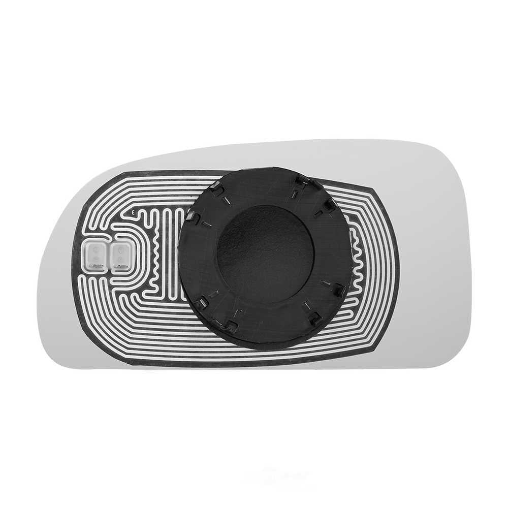 Burco Side View Mirror Replacement Glass with Motor Mount Plate - Clear Glass - 3725HRSG