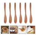 thumbnail image 3 of Espátulas de madera para mantequilla, esparcidores de mermelada, espátulas para mermelada de pan, espátulas de mantequilla de madera para cocina, 6 uds., 3 of 5