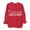 Red, variant on Sweatshirts for Women Crewneck Long Sleeve Loose Fit Tops Color Block Ribbed Trim Fashion 2025 Gray L
