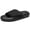 Black, variant on Slides for Women Adjustable Extra Wide Open Toe Hook and Loop Comfortable Edema Slippers with Box Non Slip Lightweight Indoor Outdoor