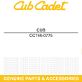 thumbnail image 3 of CUB CADET 746-0775 Throttle Wire 22" 1030, 3 of 6