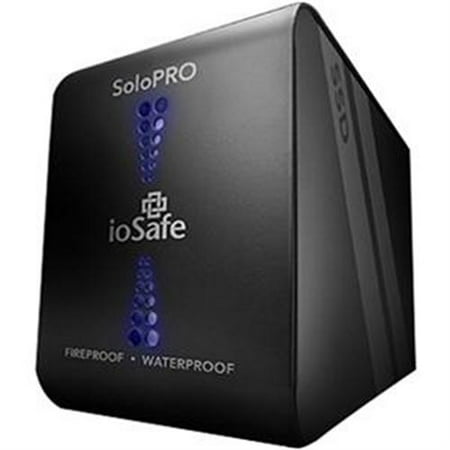 ioSafe SoloPRO 2 TB USB 2.0/eSATA Fireproof and Waterproof External Hard Drive with 1-Year Data Recovery Service SH2000GB1YR (Black)