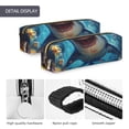 thumbnail image 4 of Fotbe Colorful Underwater Shark Estuche para Lápices de Cuero con Estampado, Estuche con Cremallera Resistente, Organizador Compacto y Elegante para Papelería, 4 of 7