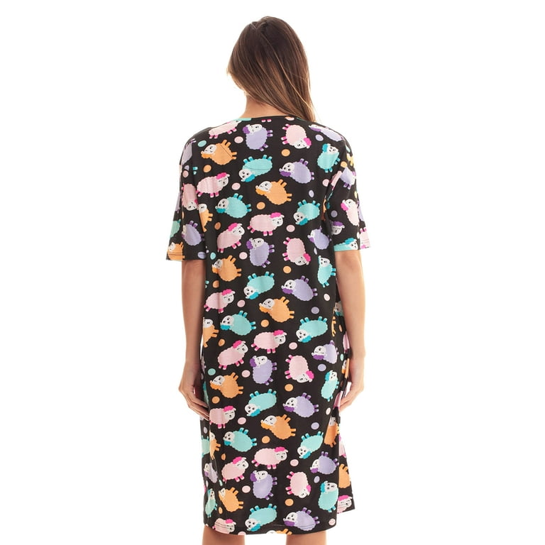 Just Love Short Sleeve Nightgown Night Shirts Sleep Dress for