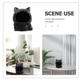 thumbnail image 3 of Cenicero de cerámica con forma de gato, bonito y creativo, para interiores y exteriores, para uso doméstico, porche, patio y balcón, 3 of 6