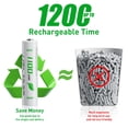 thumbnail image 3 of Pilas AAA recargables WENJOOP 1100mAh 1.2V, paquete de 24, 3 of 9