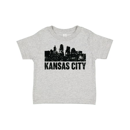 

Inktastic Kansas City Skyline Grunge Gift Toddler Boy or Toddler Girl T-Shirt