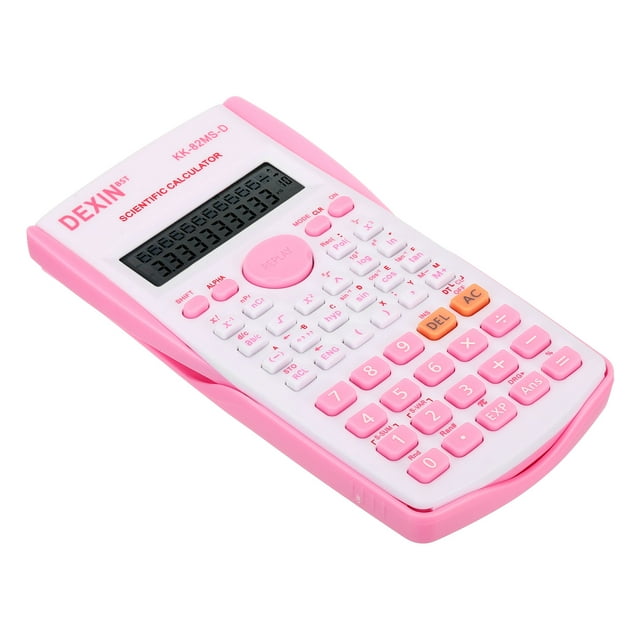 Unique Bargains Scientific Calculator 2 Line 12 Digit Engineering Calculator with 240 Function Pink