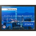 thumbnail image 4 of ArtToFrames 27.5x19.6 Inch - 70x50 CM Brown Puzzle Frame for 1000 piece Puzzles.1.25 Inch Custom MDF Puzzle Frames, Coffee - Comes with Economy Acrylic, 4 of 7