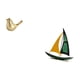 thumbnail image 5 of Figura de pájaros,Figura de pájaro dorado,decoración del hogar,estatua de animal,Figura de velero,Escultura de velero de hierro para decoración de oficina y hogar,Estatua de barco de, 5 of 8