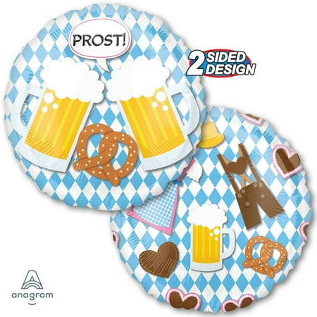 17 inch Oktoberfest Anagram Foil Mylar Balloon - Party Supplies Decorations
