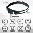 thumbnail image 2 of Linterna frontal LED Whataatahia recargable por USB, resistente al agua, COB XPE, 5 modelos, para correr, acampar, correr, ciclismo, pescar, reparar, fotografiar y leer a los niños, 2 of 5