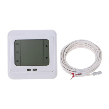 Digital Touch Screen Display Thermostat Floor Heating Temperature Controller Room