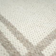thumbnail image 6 of BoutiqueRugs Nimue Boho Hand Woven Wool Natural Fiber Area Rug - Farmhouse Bordered Solid Color Carpet for Living Room, Bedroom, Dining Room - White, Gray - 3'6" x 5'6", 6 of 6