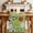 Green, variant on Green Balls Table Runner - 36 Inch Long Baseball Tennis Basketball Football Cotton and Linen Blended Dress Scarves Farmhouse Table Runner for Kitchen Dining, Coffee Table, 13" x 36"