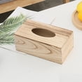 thumbnail image 5 of Household Wooden Tissue Box Pumping Box Napkin Box Wood Wet Tissue Holder Dispenser Home Napkin Organizer Storage Boxs, 5 of 7