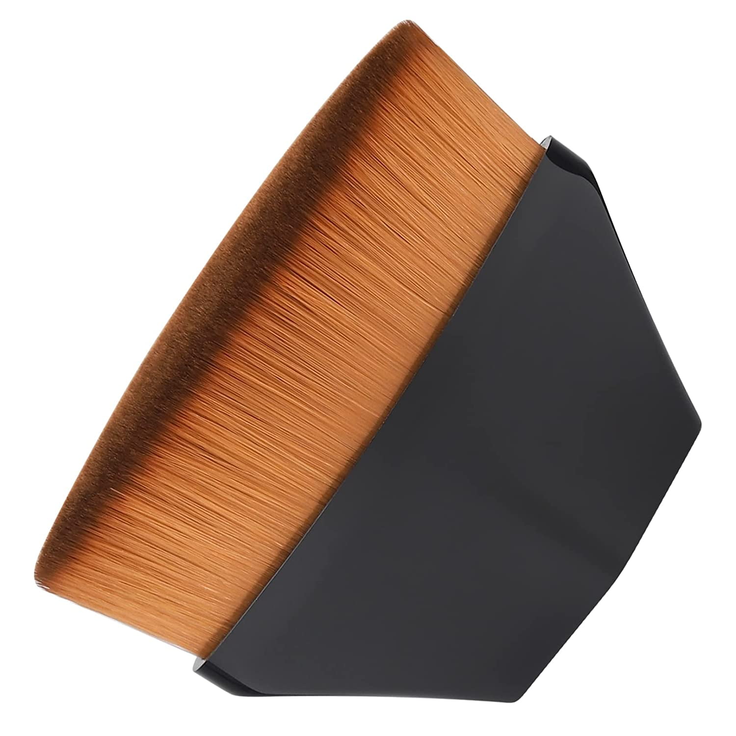 Foundation Makeup Brush Black Kabuki Flat Top Hexagon Face Brush