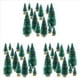 thumbnail image 1 of 102 Piezas Mini árbol de Navidad Nieve Helada Pequeño árbol de Pino DIY Decoración de Escritorio Adornos Navideños Decoraciones árboles, 1 of 9