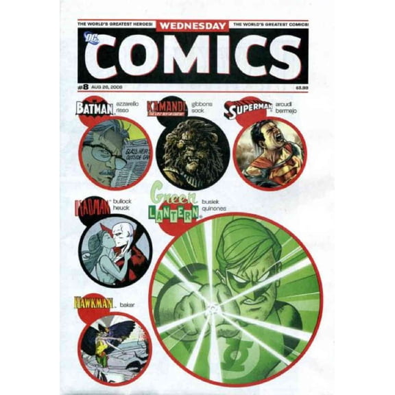 Wednesday Comics #8 VF ; DC Comic Book
